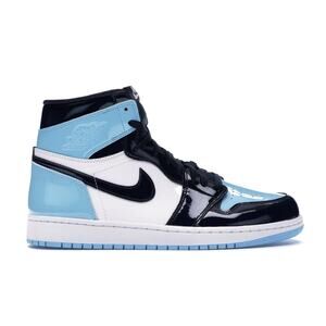 Women’s Air Jordan 1 Retro High OG Blue Chill UNC 2019 Patent Leather Size 9.5